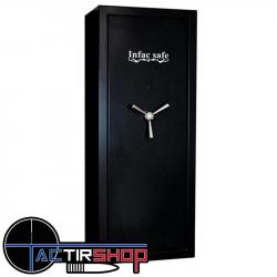 Armoire forte INFAC EXECUTIVE CLTT18 18 armes avec lunette - coffre intérieur - étagères amovibles