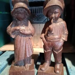 Paire de statuettes