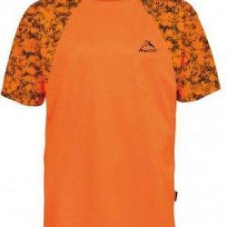 Tee shirt à manches courtes Snake Blaze Orange Verney Carron