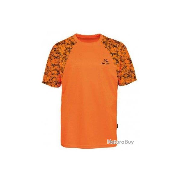 Tee shirt  manches courtes Snake Blaze Orange Verney Carron