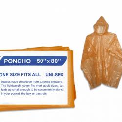 Poncho Imperméable. Orange