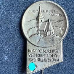 Badge Nationales Wehrsport Schiesen sur Tige  allemand ww2 insigne