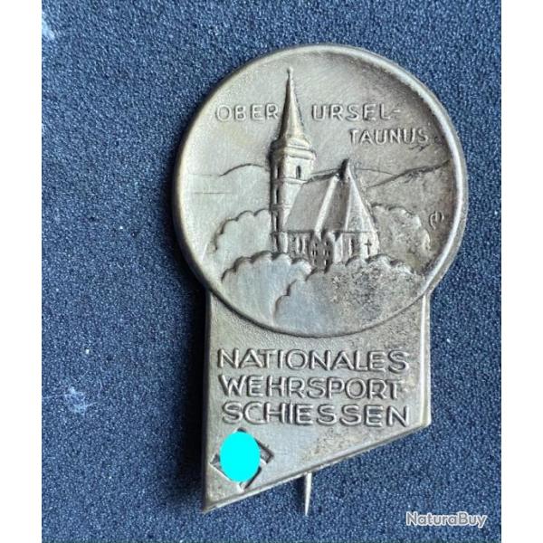 Badge Nationales Wehrsport Schiesen sur Tige  allemand ww2 insigne