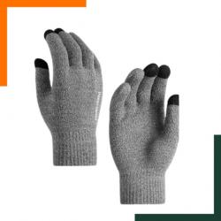 Gants tactile d'hiver - Activités polyvalentes - Gris