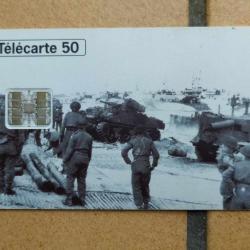 TELECARTE 50 ANS DU D-DAY 1944-1994 DEBARQUEMENT JUNO BEACH COURSEULLES  SUR MER 6 JUIN 1944