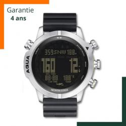 Montre de plongée sous-marine - 100 m - LED - Multifonctions - Gris - Garantie 4 ans