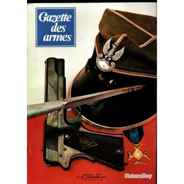 gazette des armes 54 pistolet brun latrige , armement cavalerie polonaise septembre 1939, norden