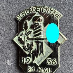 Badge allemand Schlagetertag 24 mai 1936 WW2 médaille insigne