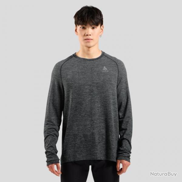 ESSENTIAL SEAMLESS T-SHIRT L/S L Gris