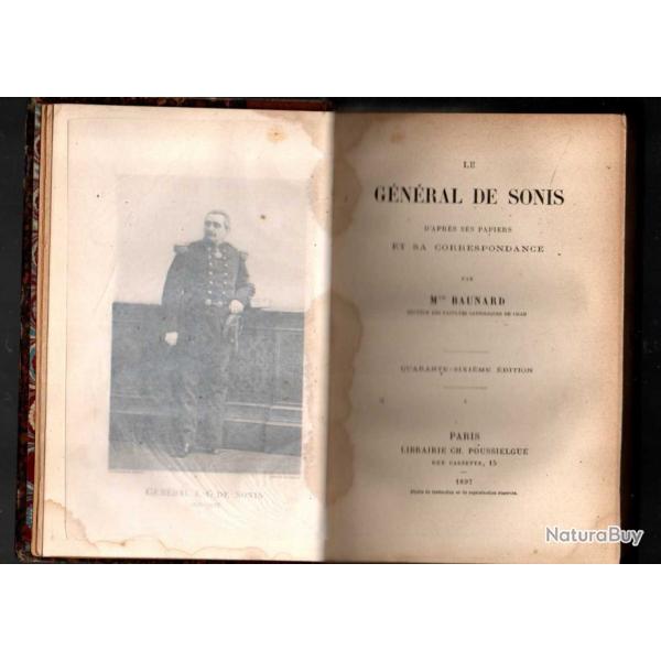 le gnral de sonis d'aprs ses papiers et sa correspondance  . conqute algrie ,maroc , 1870 tat