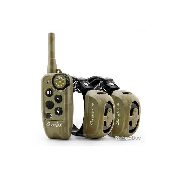 2 Colliers de Dressage pour Chien Rechargeable tanche Toutes les Tailles 800m Vert Arme