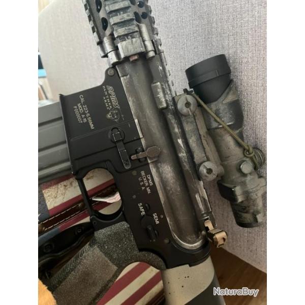 M4/SR25 long post apocalyptique custom upgrade