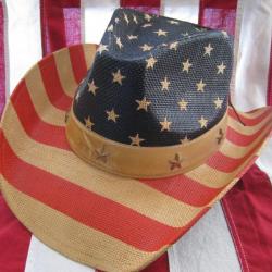 CHAPEAU WESTERN PAILLE USA