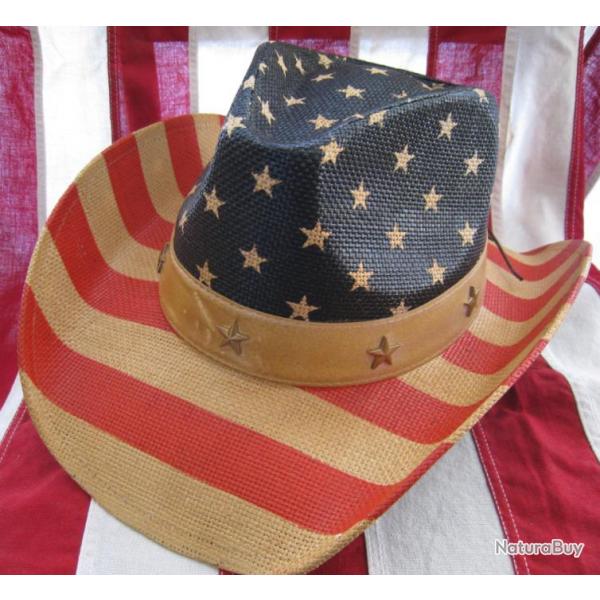 CHAPEAU WESTERN PAILLE USA