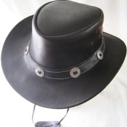 CHAPEAU WESTERN CUIR - Ref.980