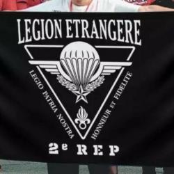 etandard militaire legion etrangere, foreign legion, fremdenlegion