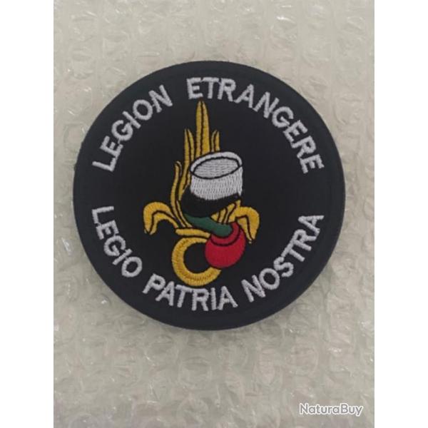 cusson ,patch legion etrangere, foreign legion, fremdenlegion diametre 8cm