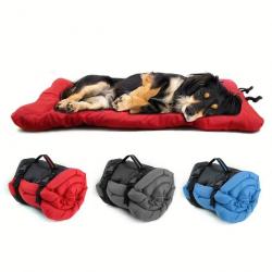 Lit antidérapant imperméable pour animaux de compagnie, coussin lavable, chien, extérieur, fournitur