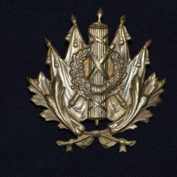 RARE INSIGNE DE SHAKO OU KEPI 1886 SERVICE DE L'INTENDANCE-EPOQUE 1880/1900-GUERRE 1914/1918.