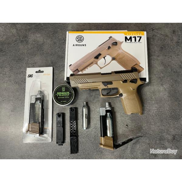 Pistolet sig sauer m17 co2  plomb