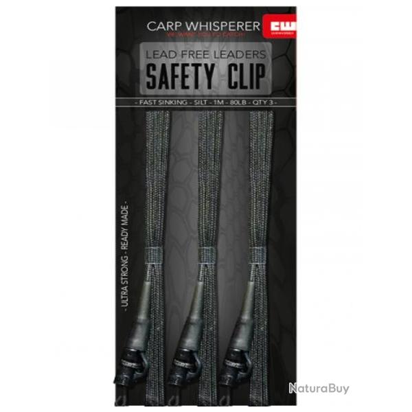 CARP WHISPERER SAFETY CLIP LEADERS Silt