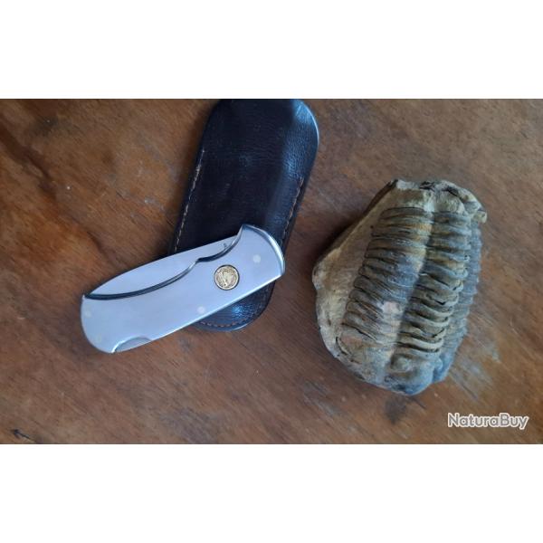 RARE COLLECTOR COUTEAU PLIANT PUMA 730 FOUR STARS 4 ETOILES 1983 EDC GENTLEMAN FOLDER MINI