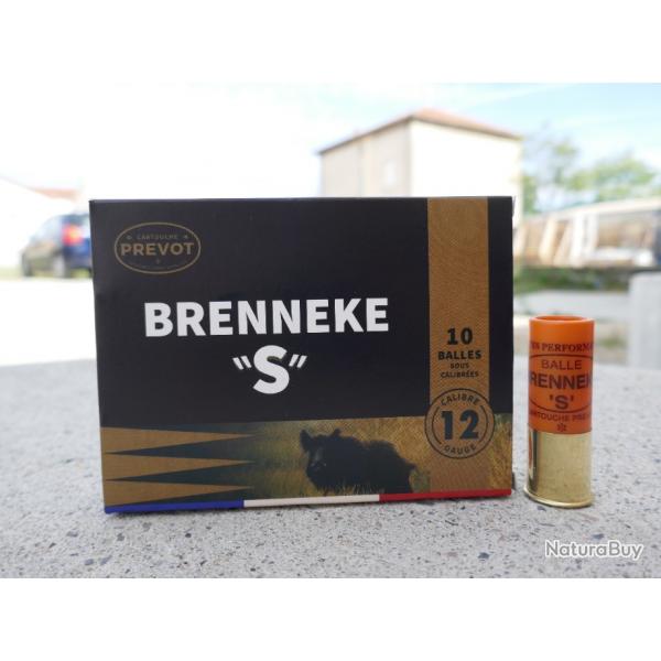 10 balle Brenneke "S" cal 12/70 Prevot