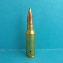 UNE  CARTOUCHE CAL. 300 REMINGTON SHORT ACTION  ULTRA MAGNUM NEUTRALISEE  BRADEE