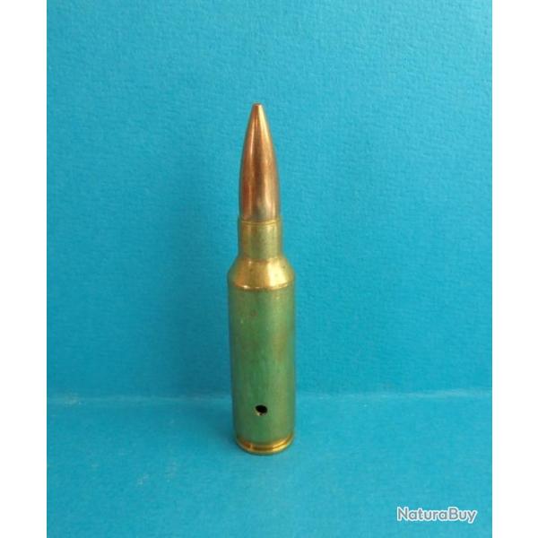 UNE  CARTOUCHE CAL. 300 REMINGTON SHORT ACTION  ULTRA MAGNUM NEUTRALISEE  BRADEE