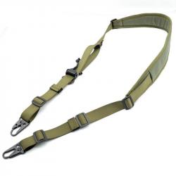Sangle fusil amovible 2 points MC ELYTRA - Vert armée