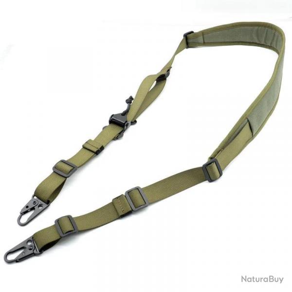 Sangle fusil amovible 2 points MC ELYTRA - Vert arme