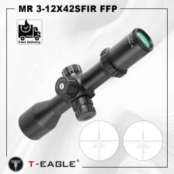 T-Eagle Lunette De Visée MR 3-12x42 FFP 11MM Haut Paiement en 3 ou 4 fois - LIVRAISON GRATUITE !!