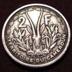 Cameroun 2 francs  1948  TTB diametre 27 mm