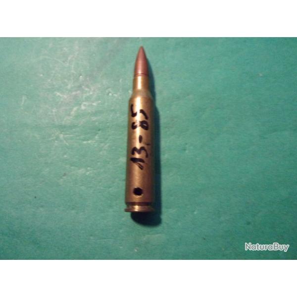 1 munition 5,56x45 arme Franaise de 85, tui laiton, balle blinde cuivre, neutralise