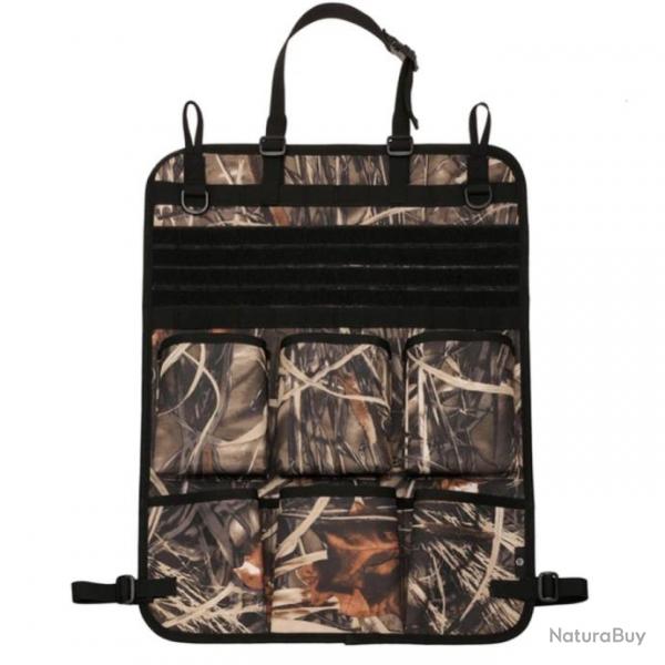 Sac de Rangement Sige Arrire de Voiture Organisateur Multifonction Camo Reed