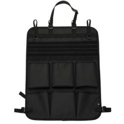 Sac de Rangement Siège Arrière de Voiture Organisateur Multifonction Noir