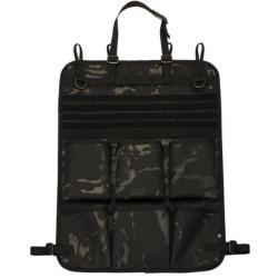 Sac de Rangement Siège Arrière de Voiture Organisateur Multifonction Camo Noir