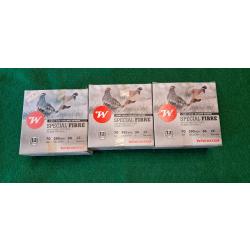 lot de 3 boites de 25 cartouches winchester 12/70 36g 8