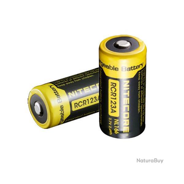 Batterie de rechange RCR123A 3,7V/650mAh