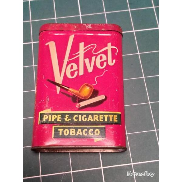 BOITE DE TABAC  VELVET, WW2 39/45 ET ANNEES 30, VIDE