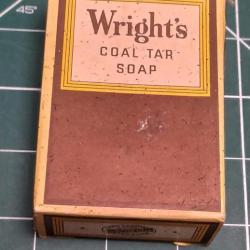 SAVON FABRICATION ANGLAISE WW2 WRIGHTS COAL TAR SOAP