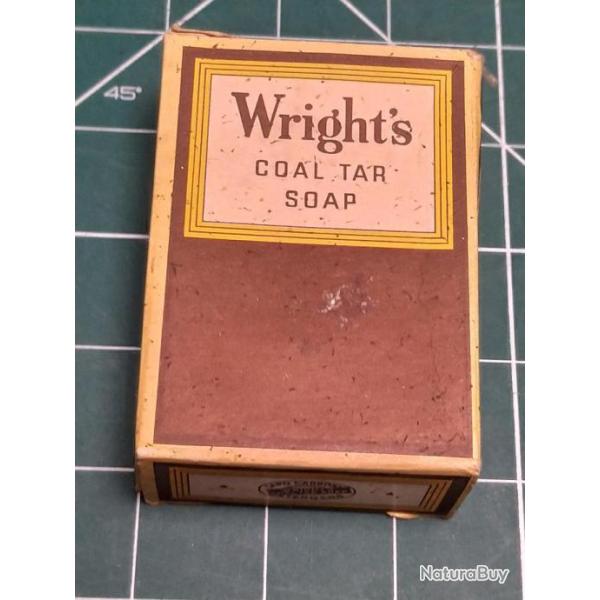 SAVON FABRICATION ANGLAISE WW2 WRIGHTS COAL TAR SOAP