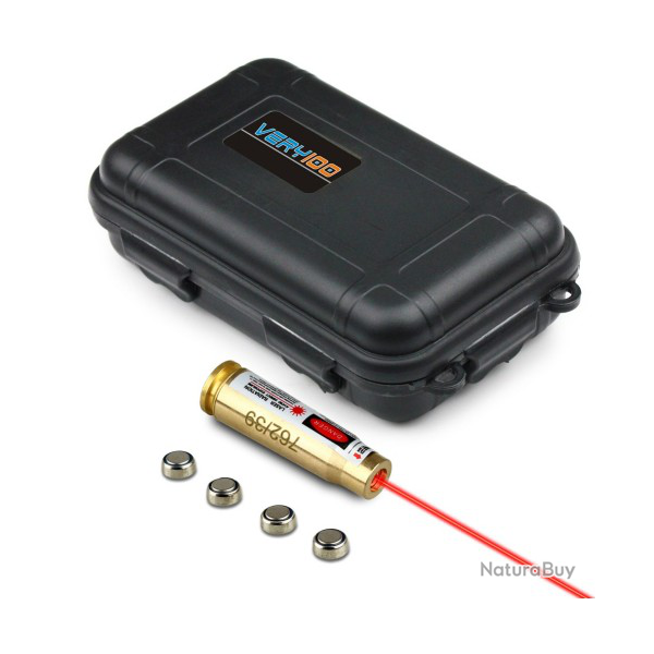 BALLE LASER DE RGLAGE CAL7.62 x39 + COFFRET TANCHE DE RANGEMENT