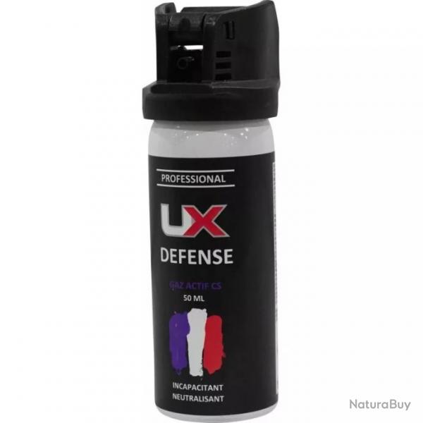 BOMBE DEFENSE SPRAY GAZ CS UX 50ML