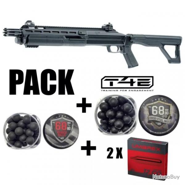 SUPER PACK FUSIL HDX68 T4E HOME DEFENSE XTREME Cal.68 CO2 / 16 J