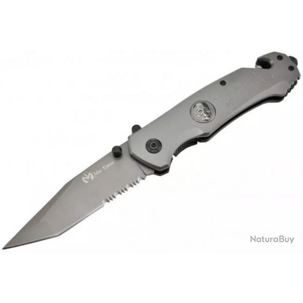 COUTEAU MAX KNIVES PLIANT TETE DE MORT