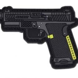 PATCH PVC TACTICAL OPS GUN BLU STANDARD