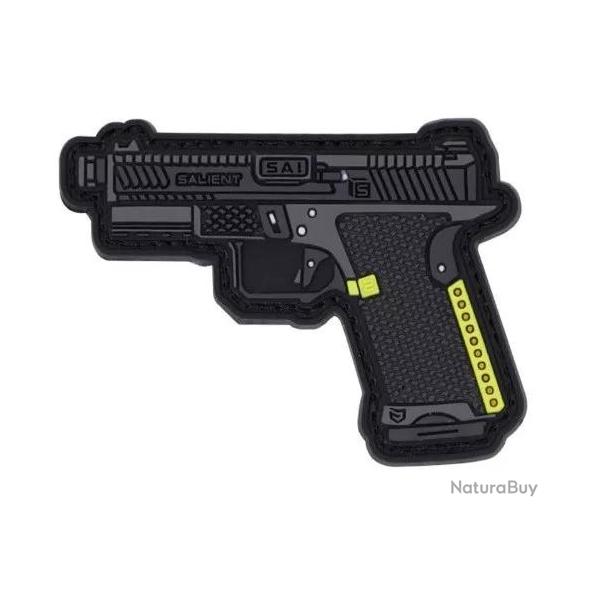 PATCH PVC TACTICAL OPS GUN BLU STANDARD