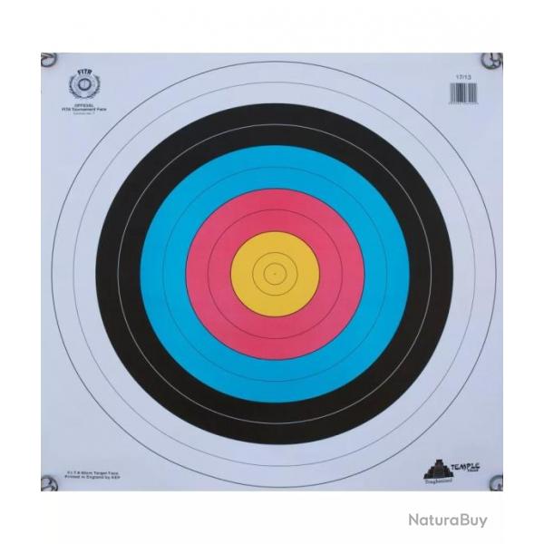 CIBLE BLASON 60 CM WORLD ARCHERY