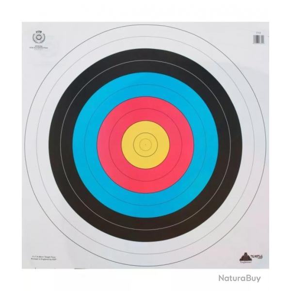 CIBLE BLASON 80 CM WORLD ARCHERY